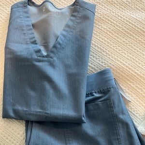 Figs Light Blue  Scrubs